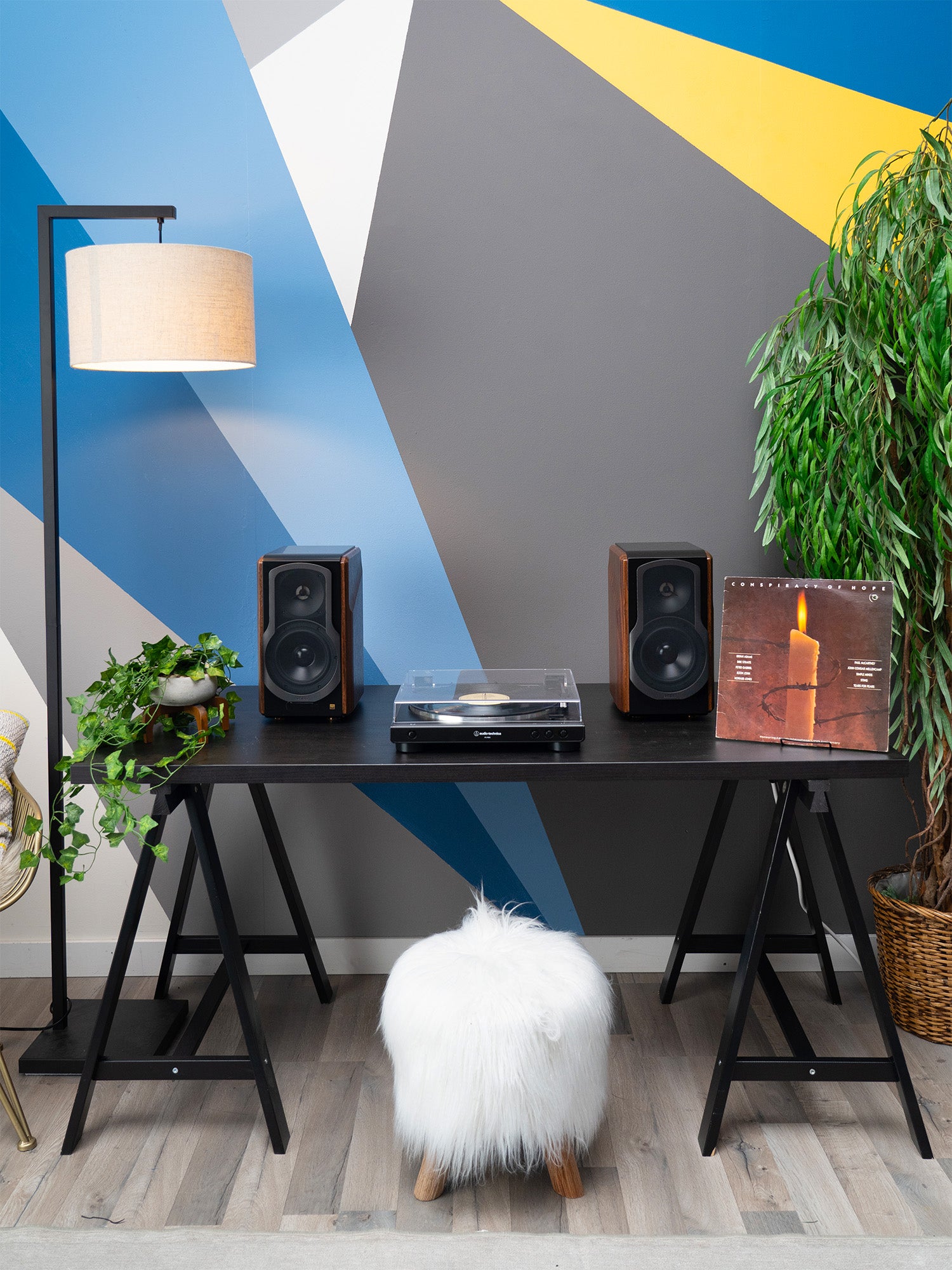 Magnetic Cable Management Arch Room Solution