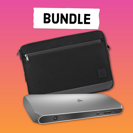 The Offsite Laptop Bag & Corsair TBT100 Thunderbolt 3 Dock Bundle