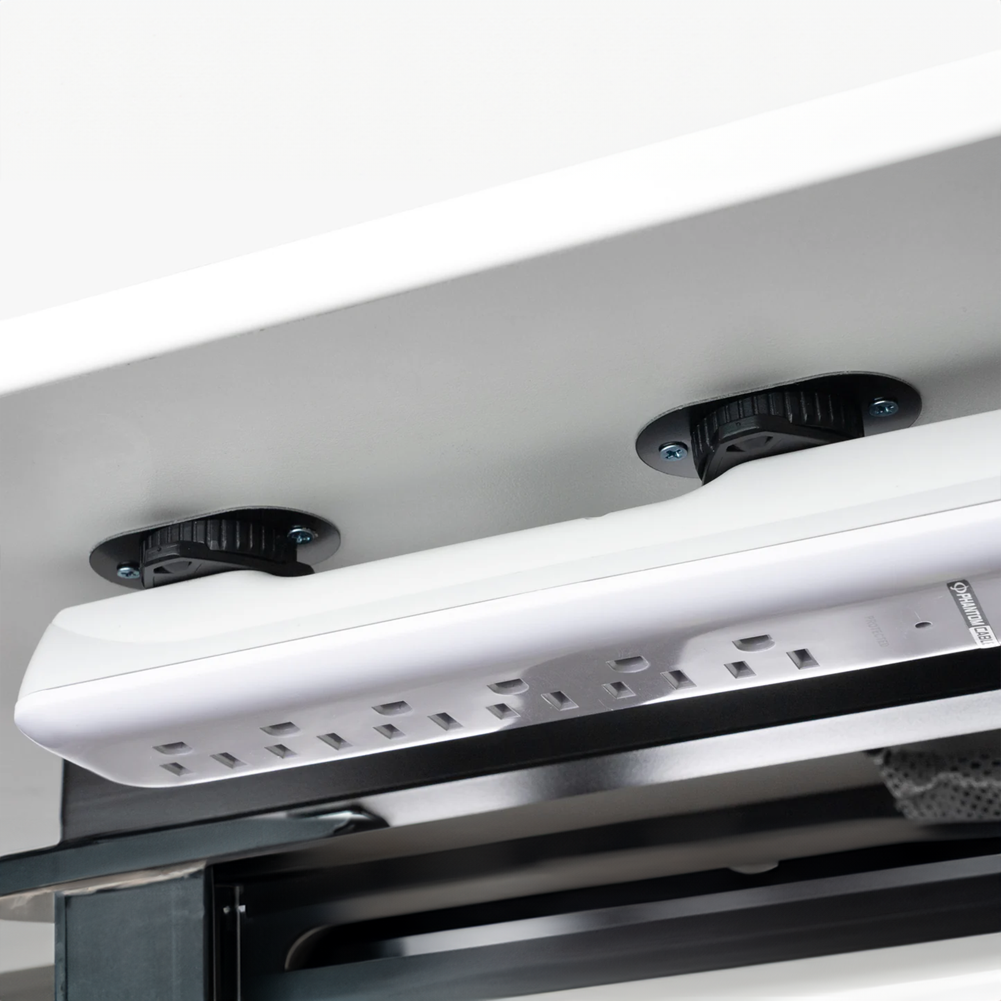 Magnetic Cable Management Power Bar Mount (2-pack)