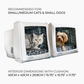 Grotte pour animaux de compagnie moniteur rétro