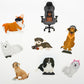 Pack d'autocollants animaux