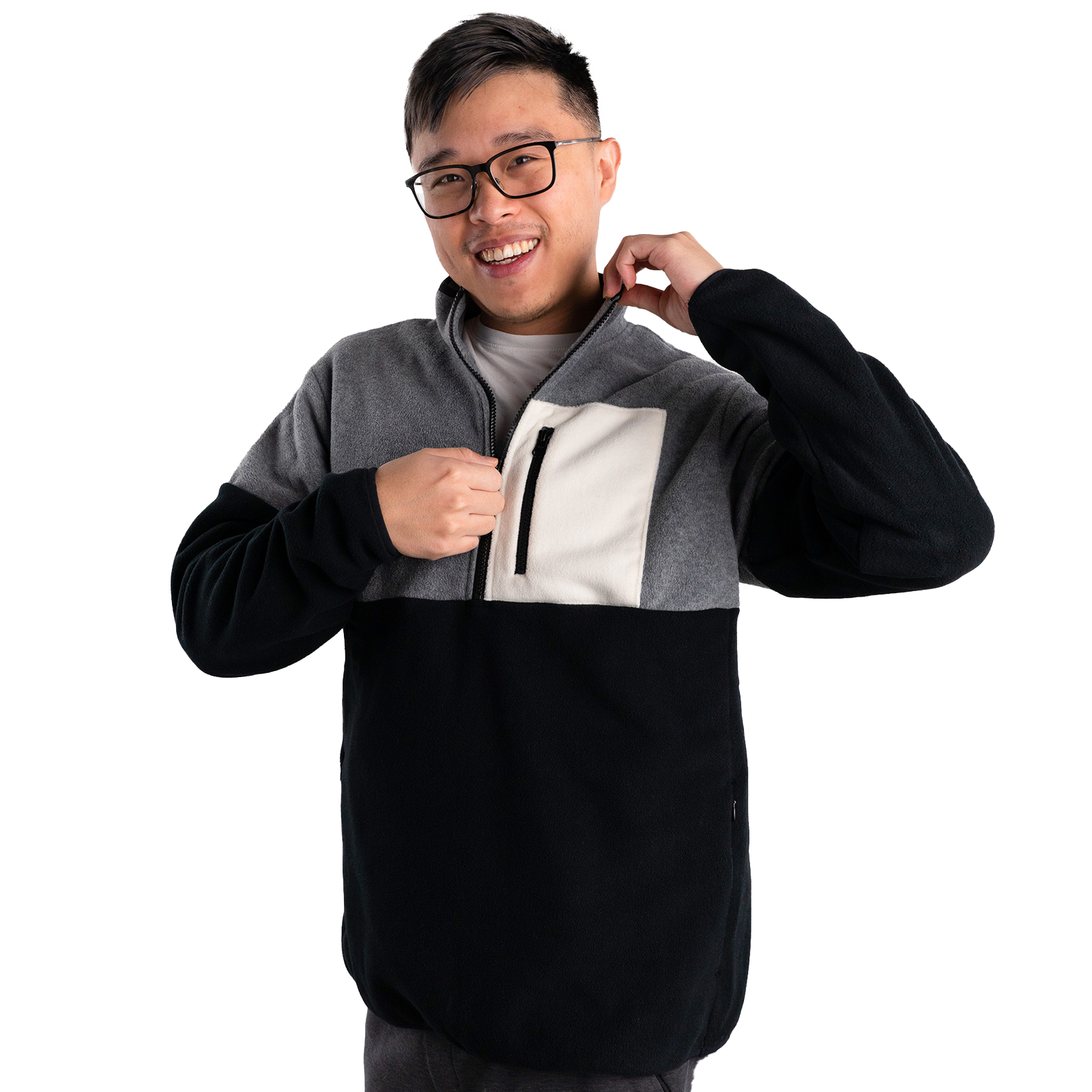 Model: Dennis, Size: Medium, Height: 5’7”/170cm