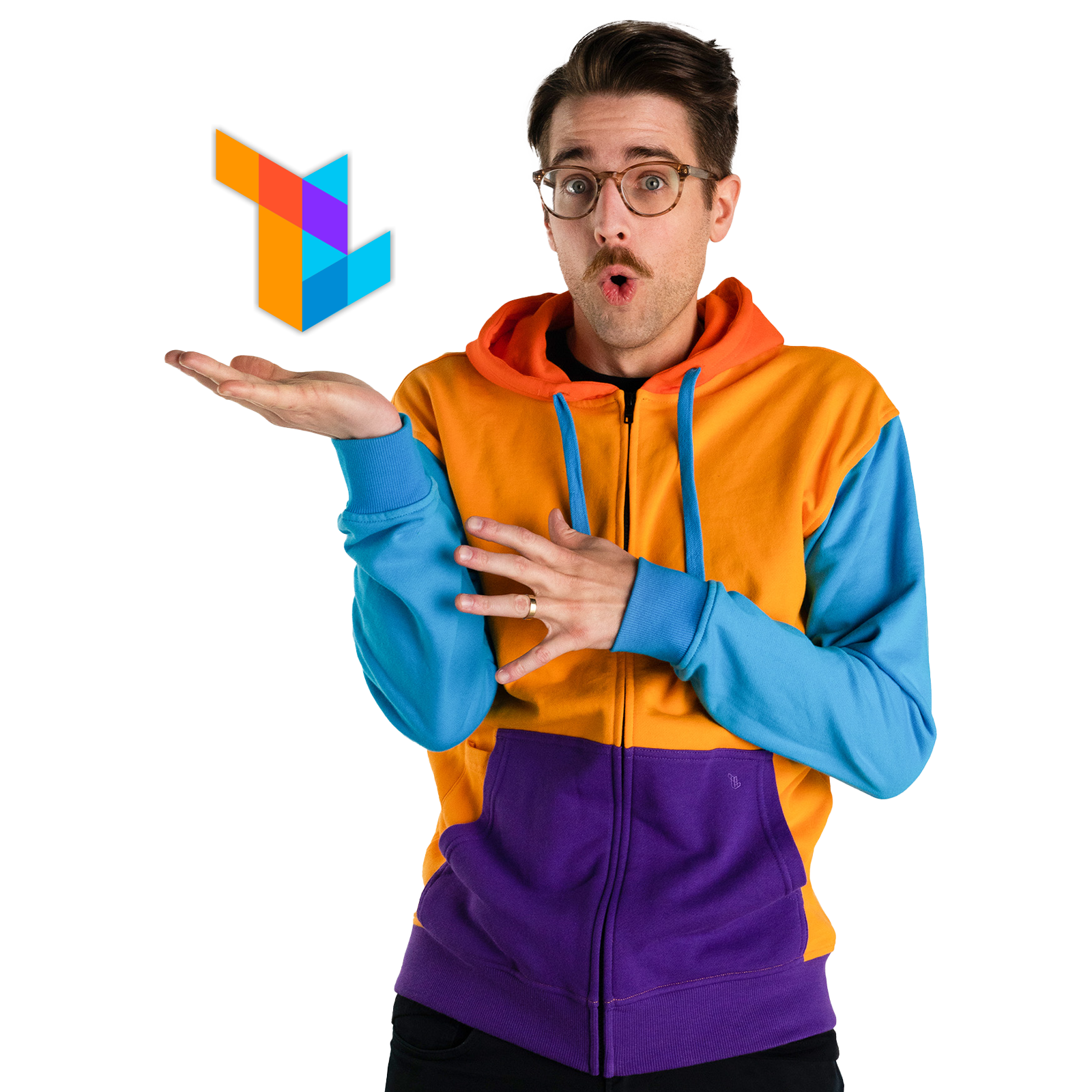 TechLinked Color Block Hoodie